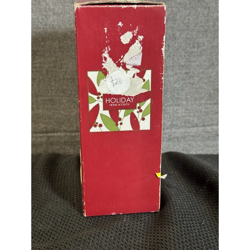 Vintage Home Accent 5in Blown Glass Babys 1st Christmas Rocking Horse Ornament‎